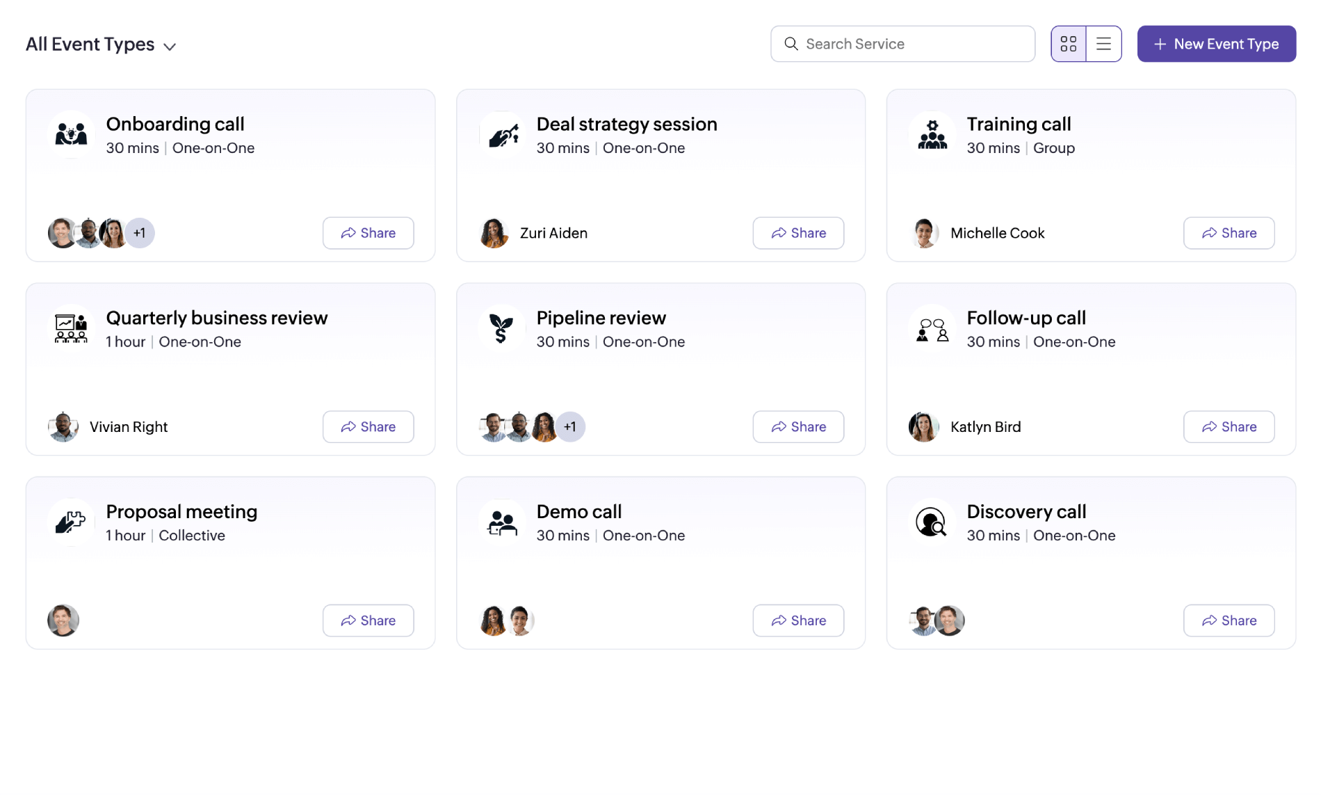 Event scheduling app Event booking system